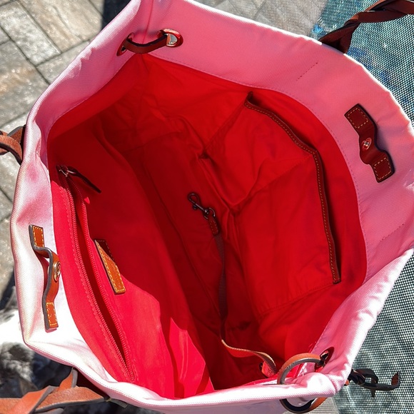 Dooney and Bourke Pink Nylon Tote - Picture 3 of 4